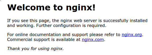 Install Nginx webserver on Ubuntu 16.04